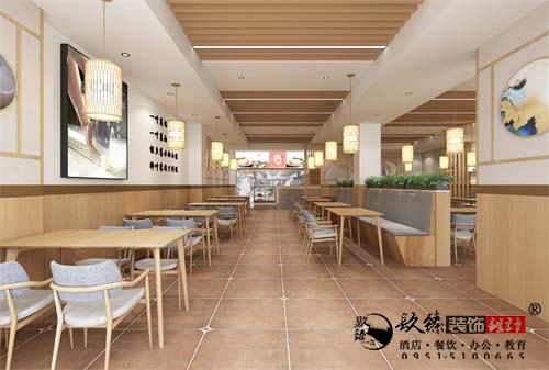 中宁谷味轩餐厅设计方案鉴赏|中宁餐厅设计装修公司推荐