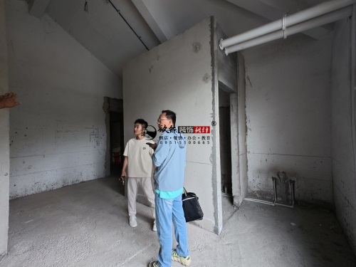 中宁装修公司|中宁海澜酒店装修设计现场量尺