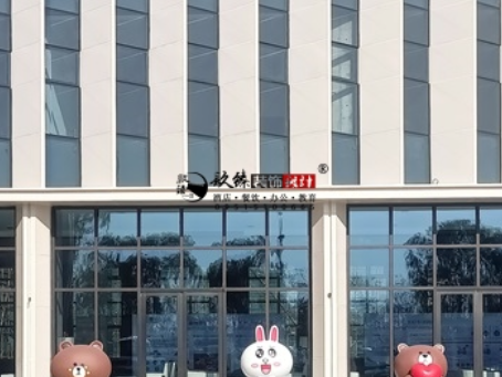 中宁装修公司中宁熙玉园售楼部大厅装修项目实景图分享