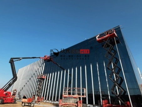 中宁装修公司推荐|中宁宏远1500 平米办公楼展厅装修施工进度