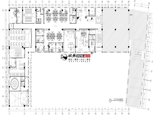 中宁办公室装修设计项目|镹臻设计