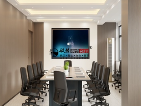 中宁工装公司推荐|中宁埃肯工厂办公室设计装修二次合作